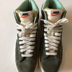 Nike for J.Crew Green High Tops